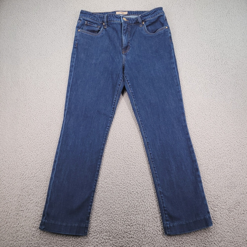 KUT Jeans Size 4 Reese Fab Ab Ankle Straight Leg High Rise Stretch Denim